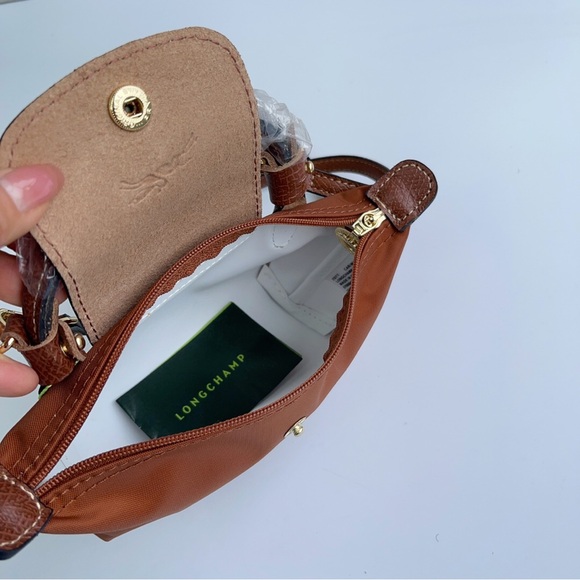Longchamp Tan Leather Crossbody Bag - Picture 9 of 9
